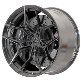 Rusch Wheels R0990 Monoblock Dark Brushed Black