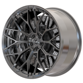 Rusch Wheels R0220 Monoblock Dark Brushed Black