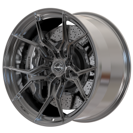 Rusch Wheels GTX-R Monoblock Dark Brushed Black