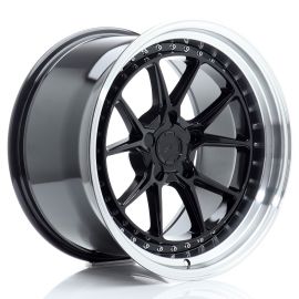 Japan Racing Wheels JR39 Glossy Black Machined Lip