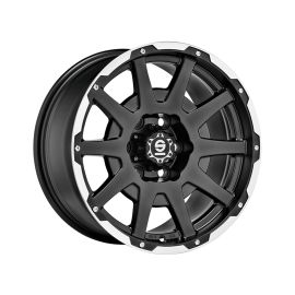 Sparco Dakar Matt Black Lip Polished+Rivets