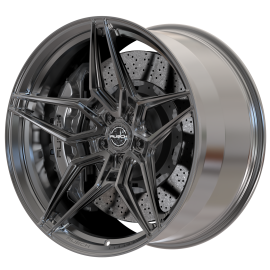 Rusch Wheels R0440 Monoblock Dark Brushed Black