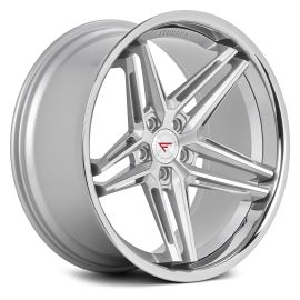 Ferrada Wheels CM1 Machine Silver Chrome Lip Deep Concavity Series 23