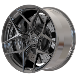 Rusch Wheels R0770 Monoblock Dark Brushed Black