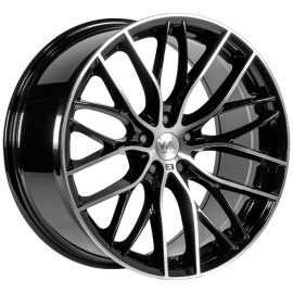 WP Wheels 770 Glanz-Schwarz Frontpoliert