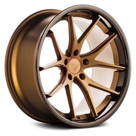 Ferrada Wheels FR2 Deep Concavity Matte Bronze/Gloss Black Lip