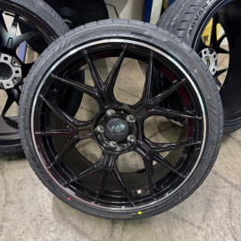 WP Wheels 470 Glanz-Schwarz Randpoliert
