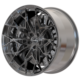 Rusch Wheels BLV-X Monoblock Dark Brushed Black