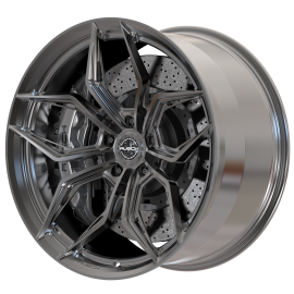 Rusch Wheels GT-02 Monoblock Dark Brushed Black