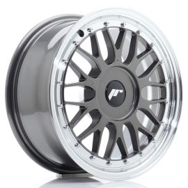 Japan Racing Wheels JR23 Hyper Gray Machined Lip