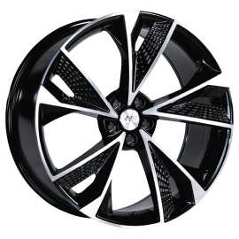 WP Wheels 810 Glanz-Schwarz Frontpoliert
