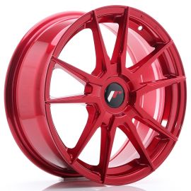 Japan Racing Wheels JR21 Platinum Red