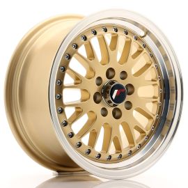 Japan Racing Wheels JR10 Gold Machined Lip