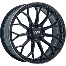 WP Wheels 004 Glanz-Schwarz Randpoliert