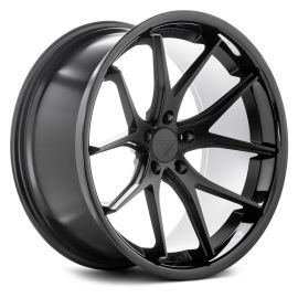 Ferrada Wheels FR2 Deep Concavity Matte Black/Gloss Black Lip