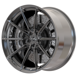 Rusch Wheels M88-R Monoblock Dark Brushed Black