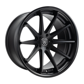 Rohana Wheels RFC10 Matte Black/Gloss Black Lip Super Deep