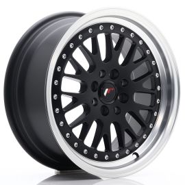 Japan Racing Wheels JR10 Matt Black Machined Lip