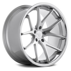 Ferrada Wheels FR2 Deep Concavity Machine Silver/Chrome Lip