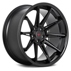 Ferrada Wheels CM2 Matte Black Gloss Black Lip Slight Concavity Series 23