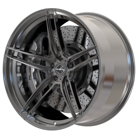 Rusch Wheels R0110 Monoblock Dark Brushed Black