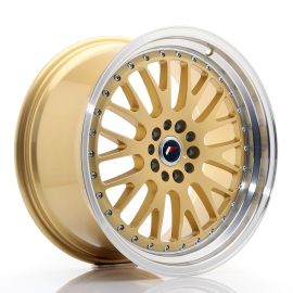 Japan Racing Wheels JR10 Gold Machined Lip