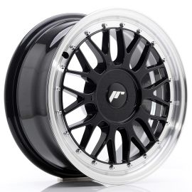 Japan Racing Wheels JR23 Gloss Black Machined Lip